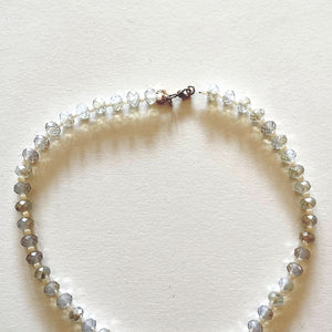 The white crystal necklace